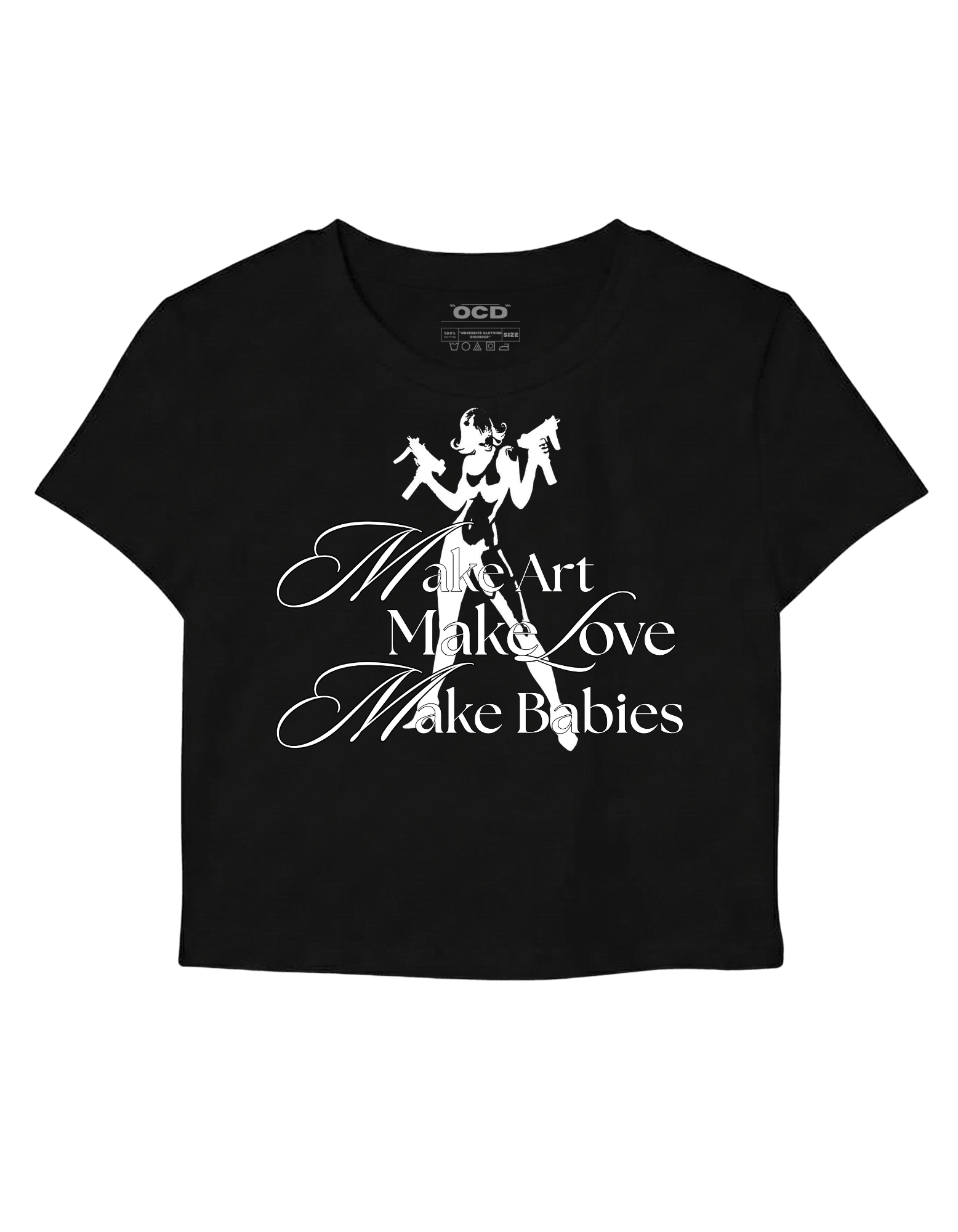 Make love baby tee