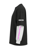 Fight club attached sleeves tee