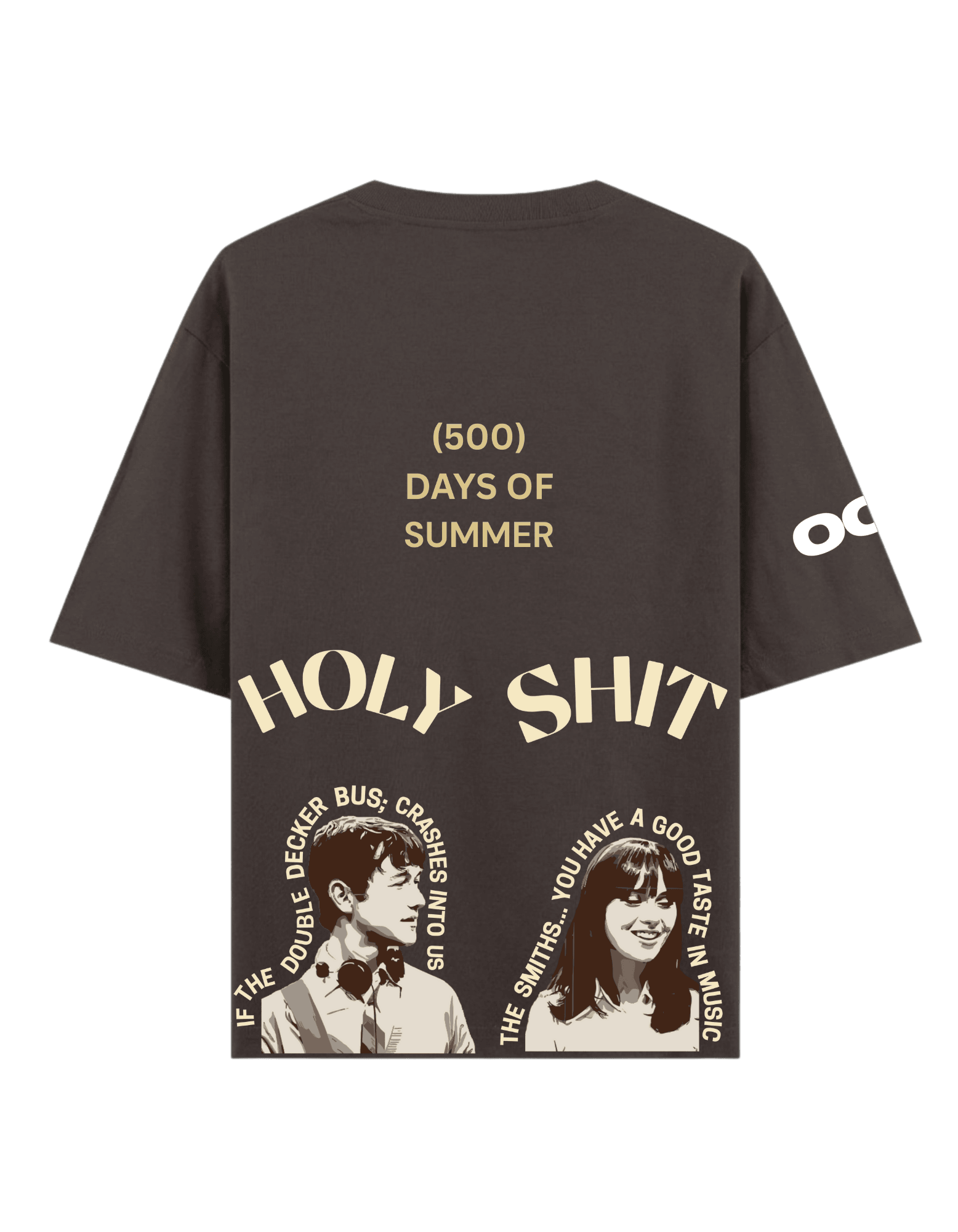 500 days of summer oversize t shirt