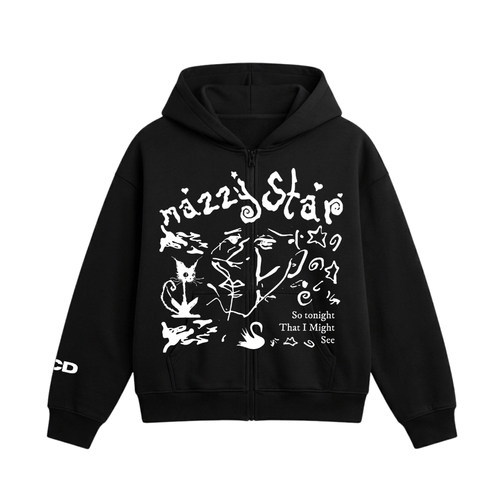 Mazzy star zipper hoddie
