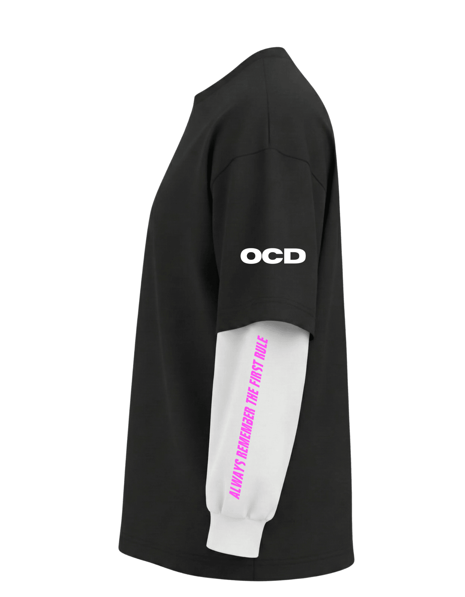 Fight club attached sleeves tee - OCD
