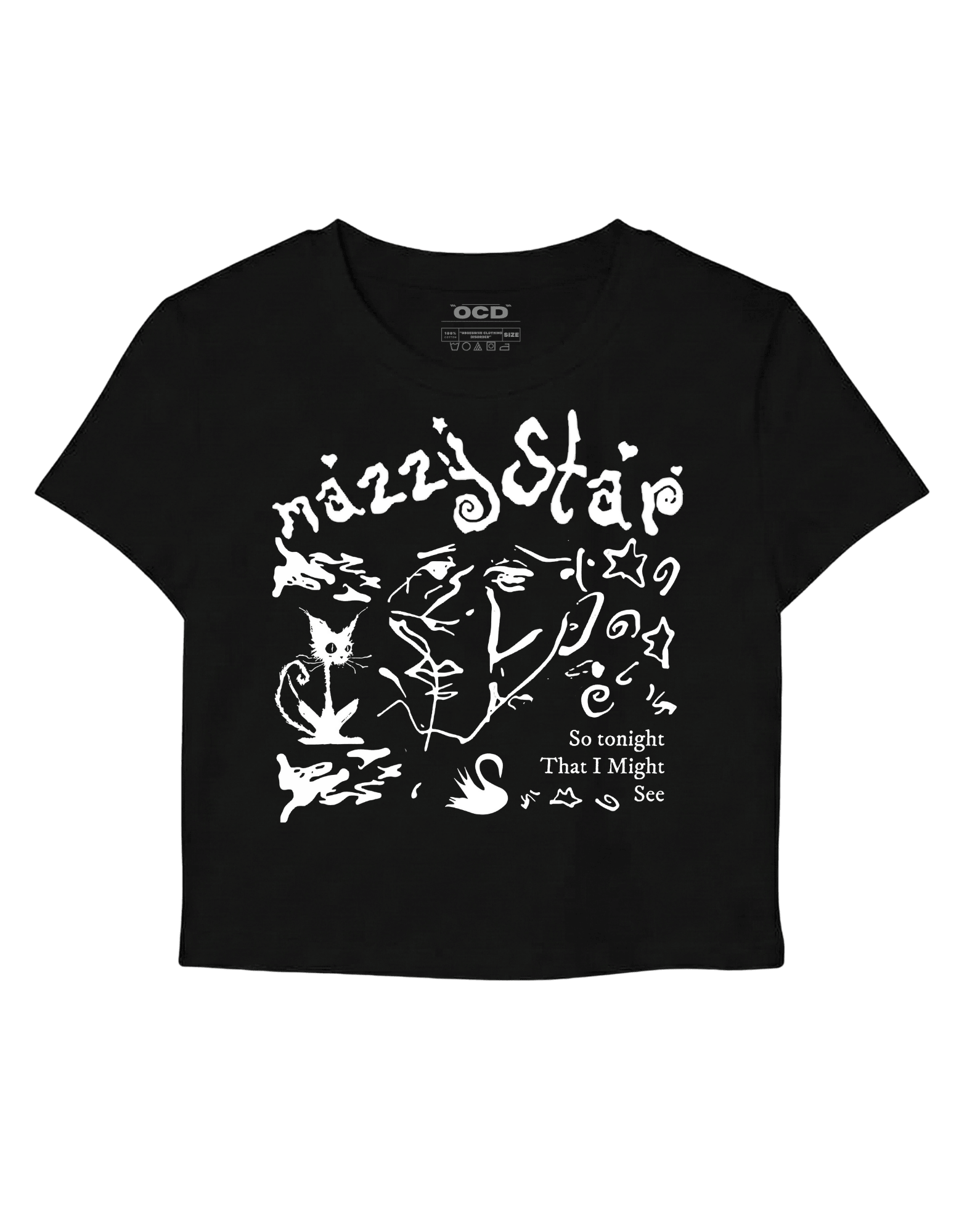 Mazzy star baby tee - OCD