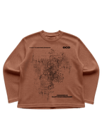 Brown waffle tee - OCD