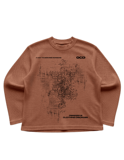 Brown waffle tee - OCD