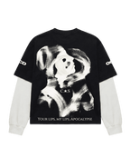 Cigarette after sex attached sleeves tee - OCD