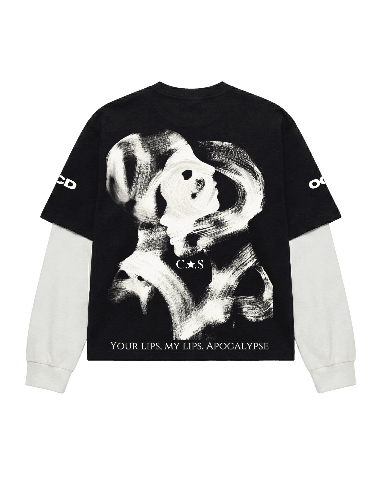 Cigarette after sex attached sleeves tee - OCD