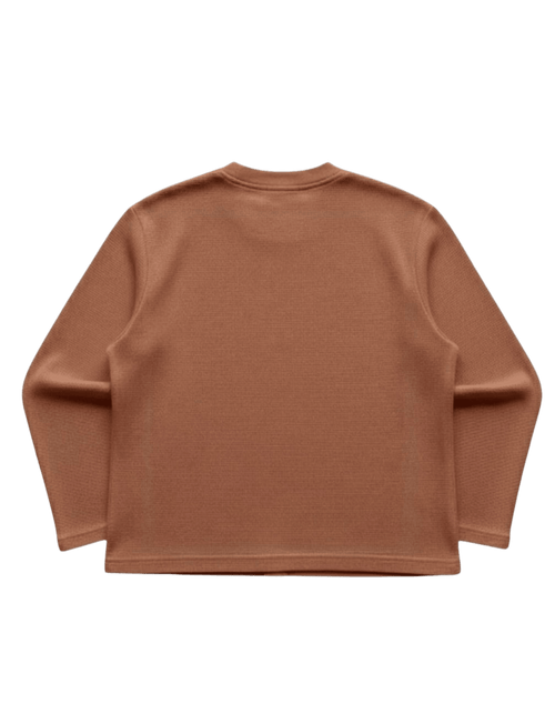 Brown waffle tee - OCD