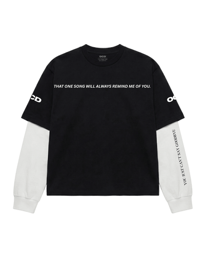 Cigarette after sex attached sleeves tee - OCD